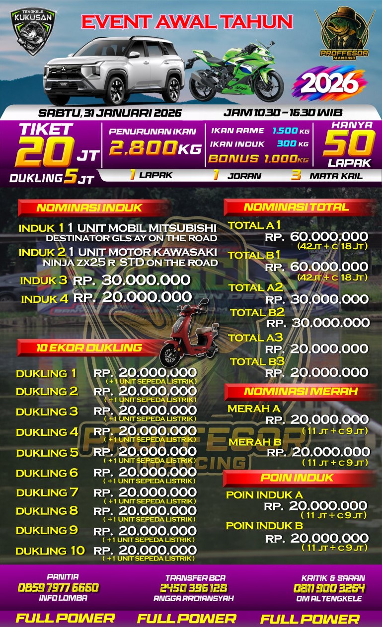 Event Mancing Terbaru
